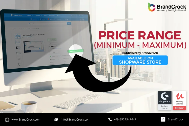 Preisspanne (Minimum - Maximum) Shopware Plugin | BrandCrock