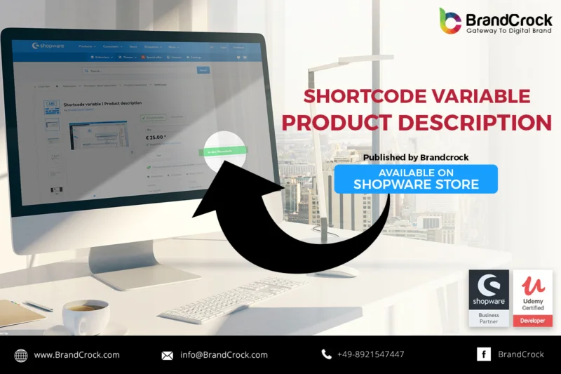Shortcode variable Product Description Shopware Plugin | BrandCrock
