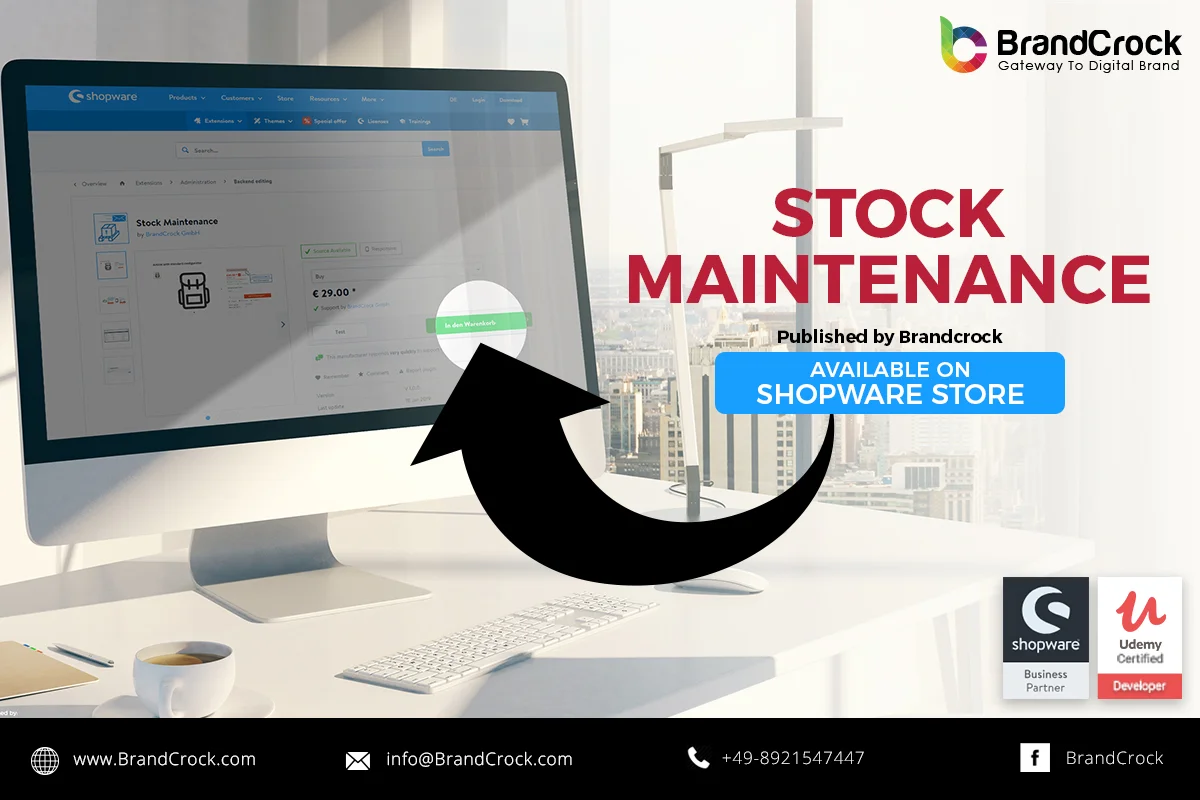 Show Article Stock level Bar Shopware Plugin | BrandCrock