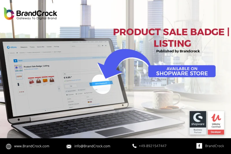 Produktverkaufsabzeichen Auflistung Shopware 6 Plugin | BrandCrock