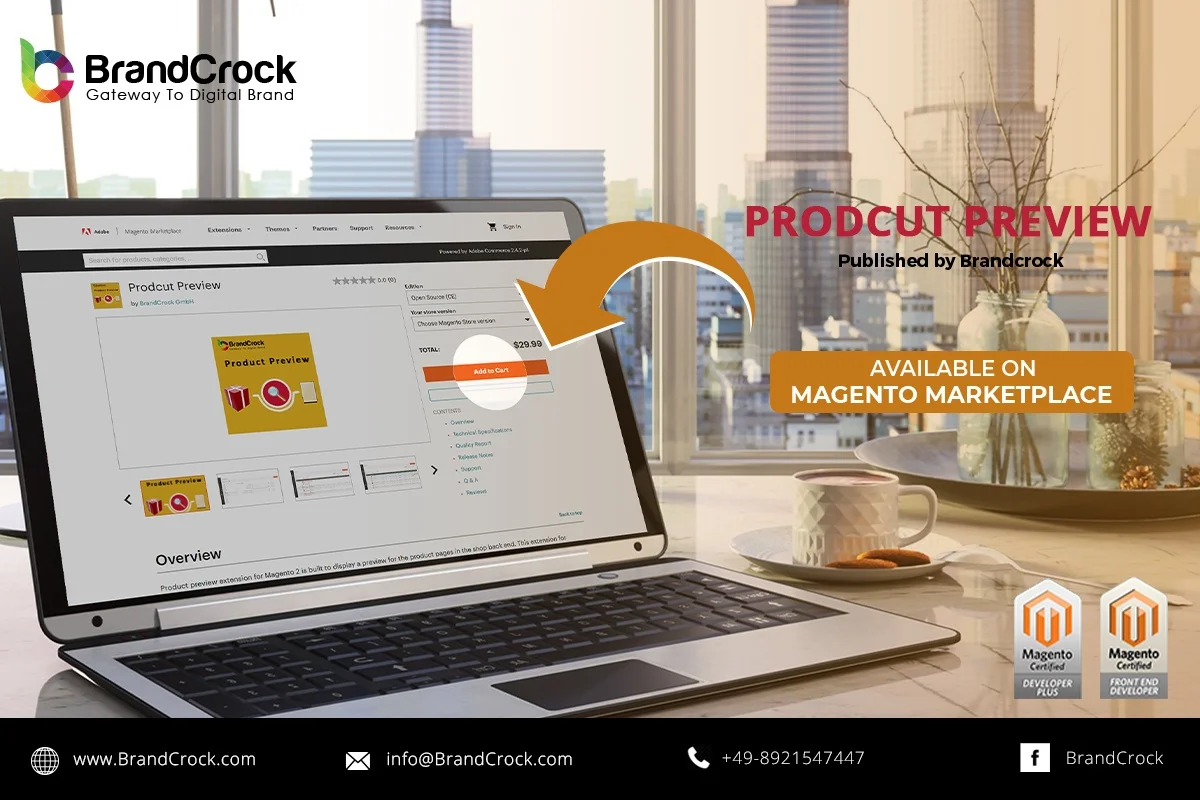 Produkt Vorschau Plugin Magento | BrandCrock