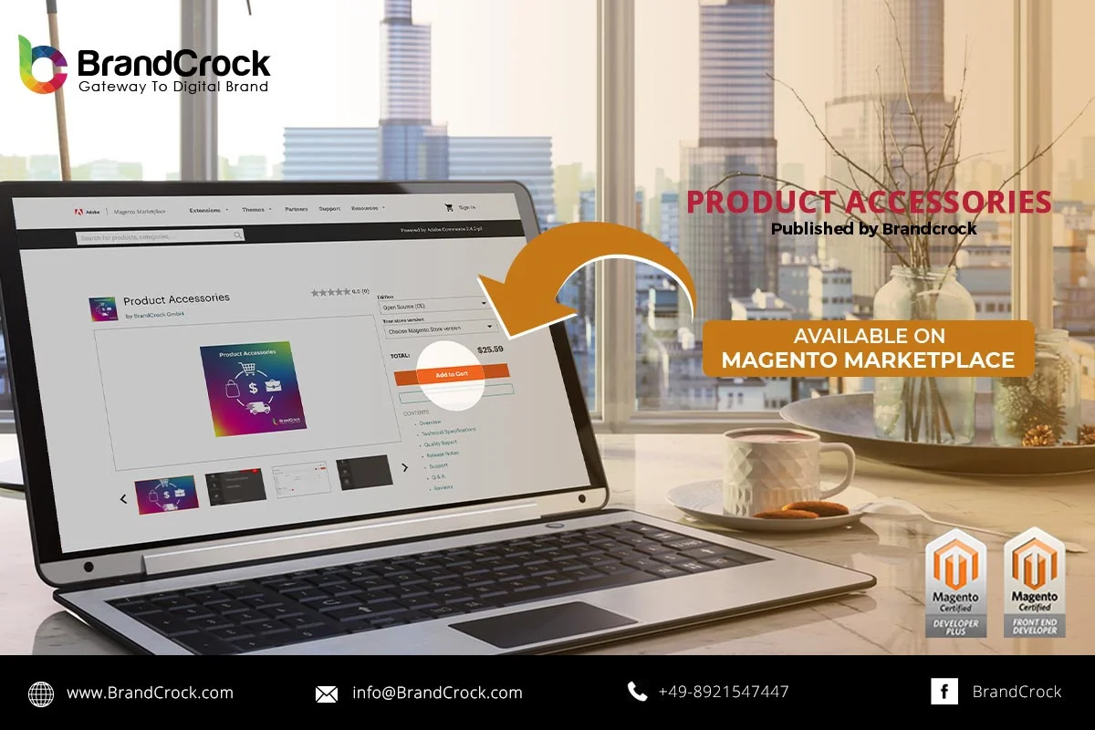 Produkt Zubehör Plugin Magento | BrandCrock