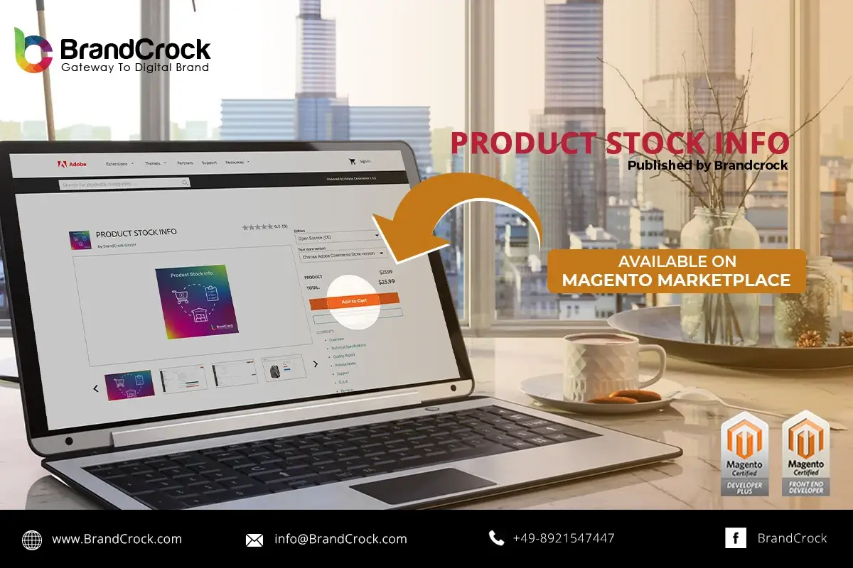 Produkt Lagerbestandsinfo Plugin Magento | BrandCrock