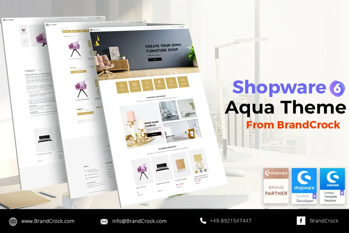 Shopware 6 Aqua Theme | Shopware 6 Aqua theme | Shopware 6 Aqua theme | BrandCrock