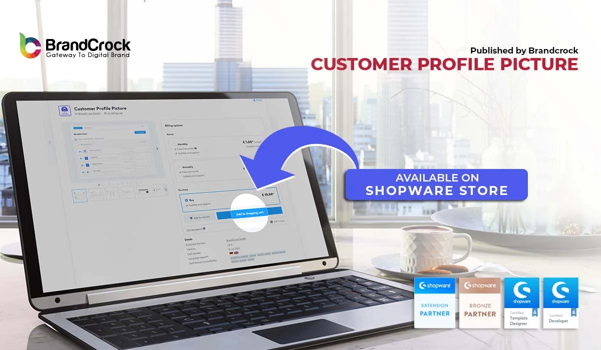 Customer Profile Picture Shopware 6 Plugin | BrandCrock