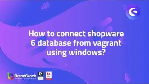 Shopware 6: Wie verbindet man die Datenbank von Shopware 6 mit der Datenbank von Vagabunden mit Hilfe von Fenstern | BrandCrock