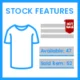 Display Article Stock Features Badges Shopware 5 Plugin | BrandCrock