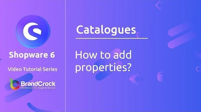 Shopware 6 tutorials: How to add properties | BrandCrock